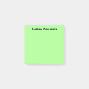 Notas Post-it® Verde pastel