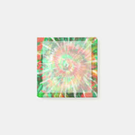 Notas Post-it® Verde, rojo, Naranja tinte