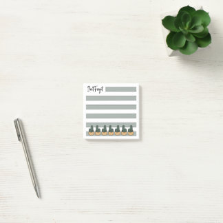Notas Post-it® Verde Salvia | Rayado | Cactus en Maceta -