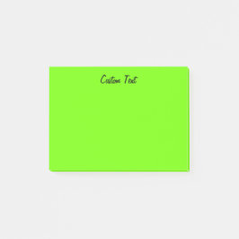 Notas Post-it® Verde simple