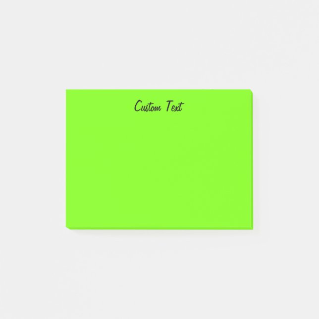 Notas Post-it® Verde simple (Anverso)
