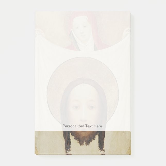 Notas Post-it® Veronica con el Sudarium, c.1420 del santo (Anverso)