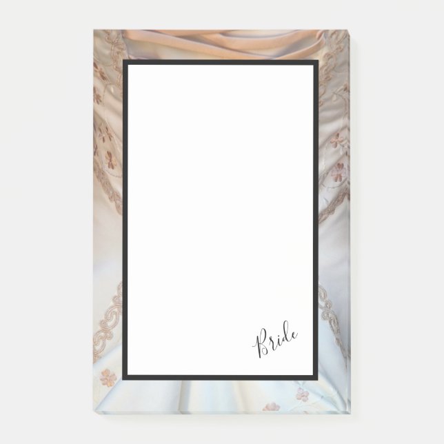 Notas Post-it® Vestido Boda de novia (Anverso)