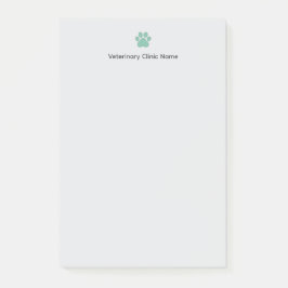 Notas Post-it® Veterinary Clinic Post‑it® Notes | Custom Logo