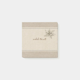 Notas Post-it® Viaje de vacaciones de oro retro