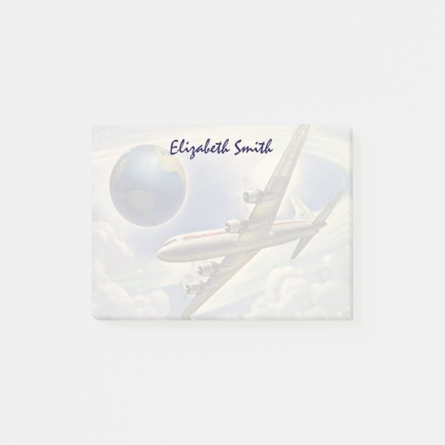 Notas Post-it® Viaje del vintage (Anverso)