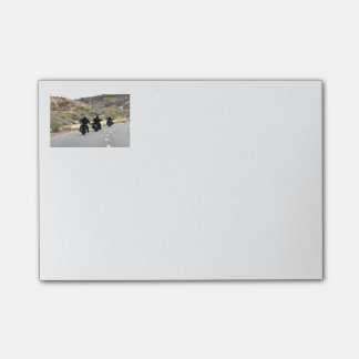 Notas Post-it® Viaje en motocicleta por carretera - Trio en bicic