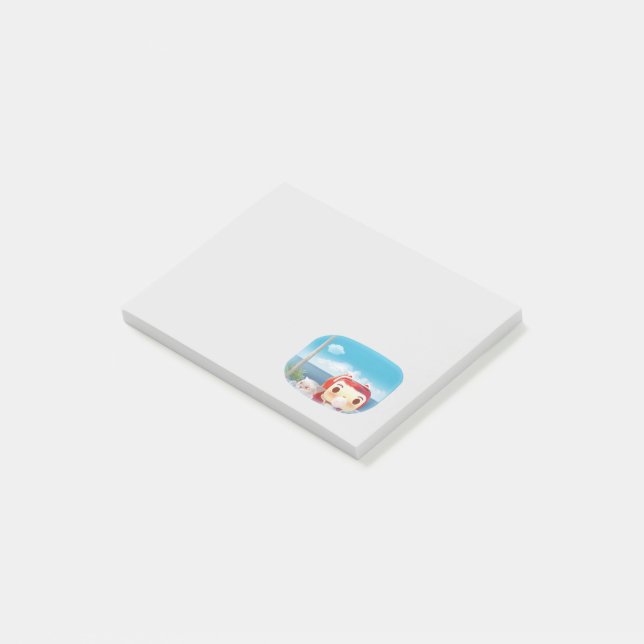 Notas Post-it® Viaje en tren con gato (En perspectiva)