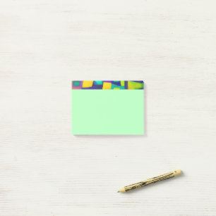 Notas Post-it® Vibes Eléctricas Dreams Elegante Arte Resumen