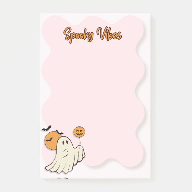 Notas Post-it® Vibes fantasmales (Anverso)