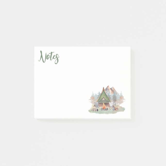 Notas Post-it® Vida de campamento (Anverso)