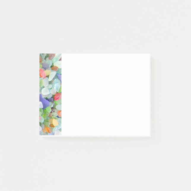 Notas Post-it® Vidrio del mar (Anverso)