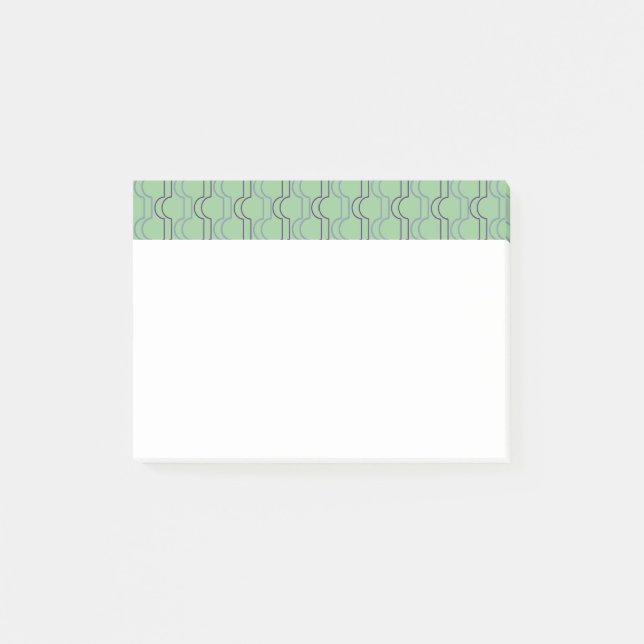 Notas Post-it® Vieira azul (Anverso)