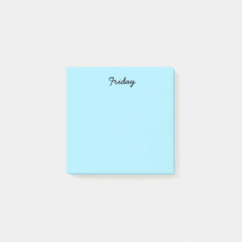 Notas Post-it® Viernes azul