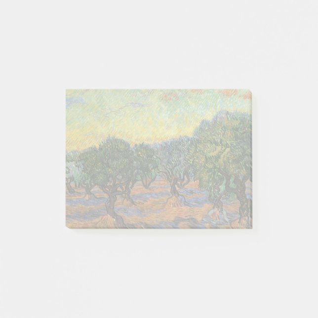 Notas Post-it® Vincent Van Gogh Olive Grove Impresionsionism Art (Anverso)