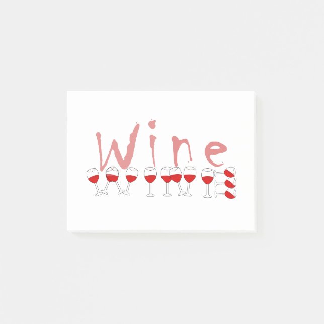 Notas Post-it® Vino (Anverso)