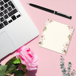 Notas Post-it® Vino floral rosa