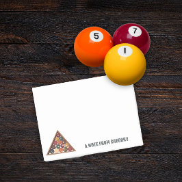 Notas Post-it® Vintage Billiard Balls Personalizado Mesa de billa
