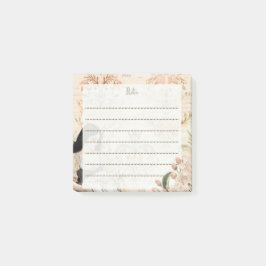 Notas Post-it® Vintage Floral Notes with Soulful Silhouettes