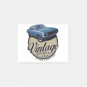 Notas Post-it® Vintage Garage Camaro