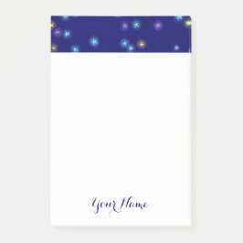 Notas Post-it® Vintage Moon and Stars Etching Sticching Notes