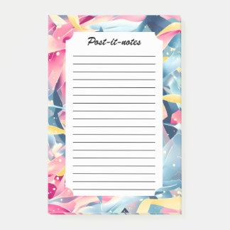 Notas Post-it® Vintage Pastel Ribbon Breeze Ballet