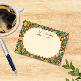 Notas Post-it® Vintage Retro Floral Flower Power