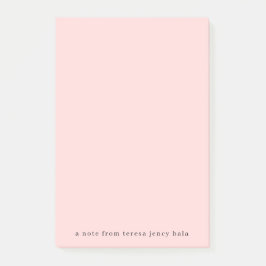 Notas Post-it® Vintage Typewriter Minimal Cream Design