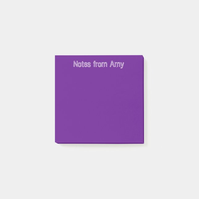 Notas Post-it® Violeta (Anverso)