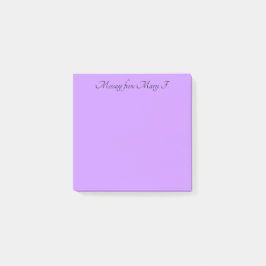 Notas Post-it® Violeta Pastel