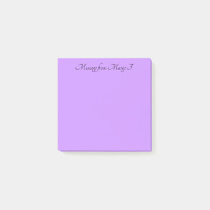 Notas Post-it® Violeta Pastel