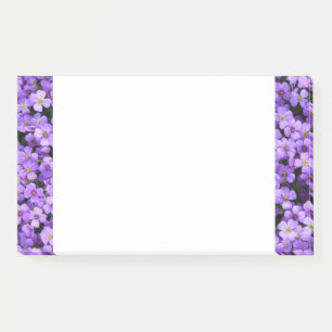 Notas Post-it® Violetas de flores violetas