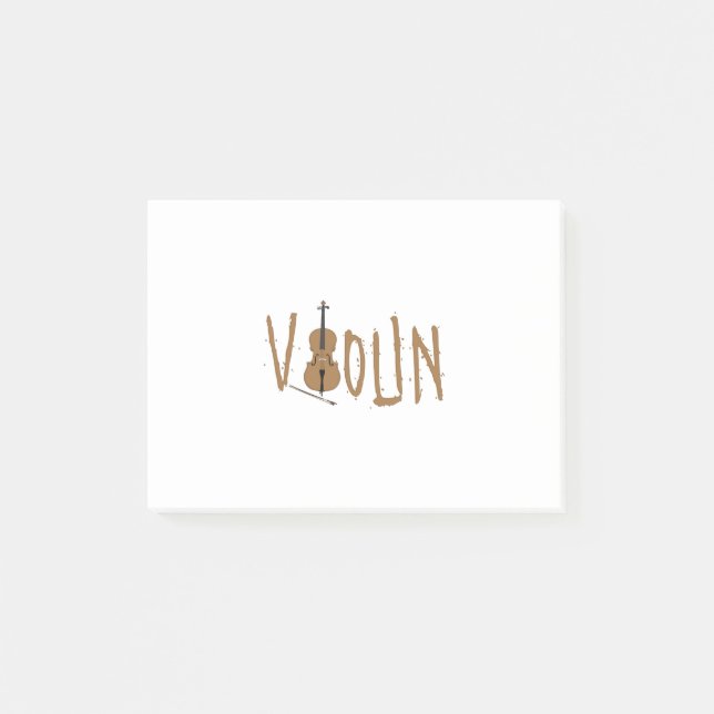 Notas Post-it® Violin (Anverso)