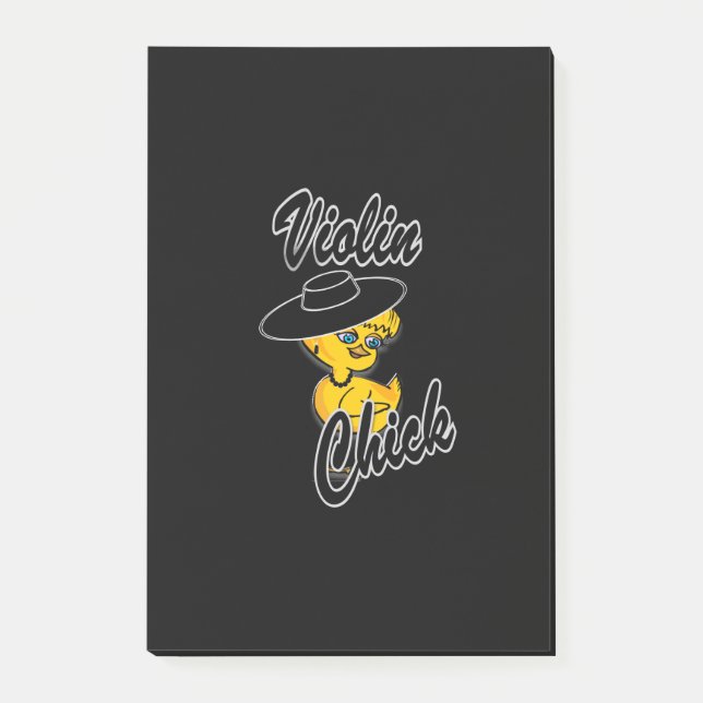 Notas Post-it® Violín Chick #4 (Anverso)