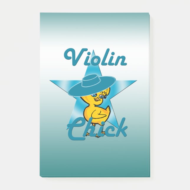 Notas Post-it® Violín Chick #7 (Anverso)