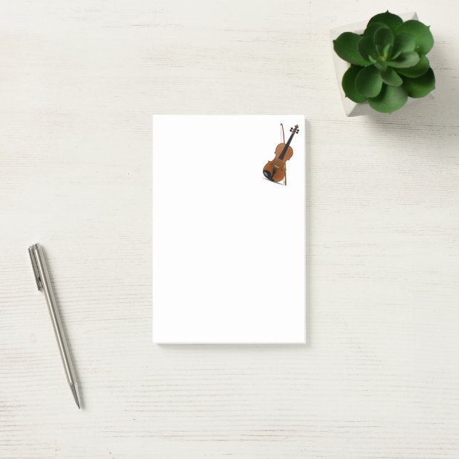 Notas Post-it® Violin y Bow (Oficina)