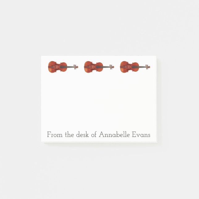 Notas Post-it® Violines (Anverso)