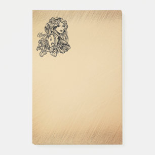 Notas Post-it® Virgo Zodiaco con Aspecto Antiguo
