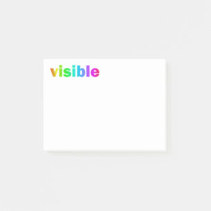 Notas Post-it® Visible