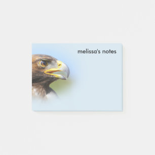 Notas Post-it® Visión de una bella joven águila dorada