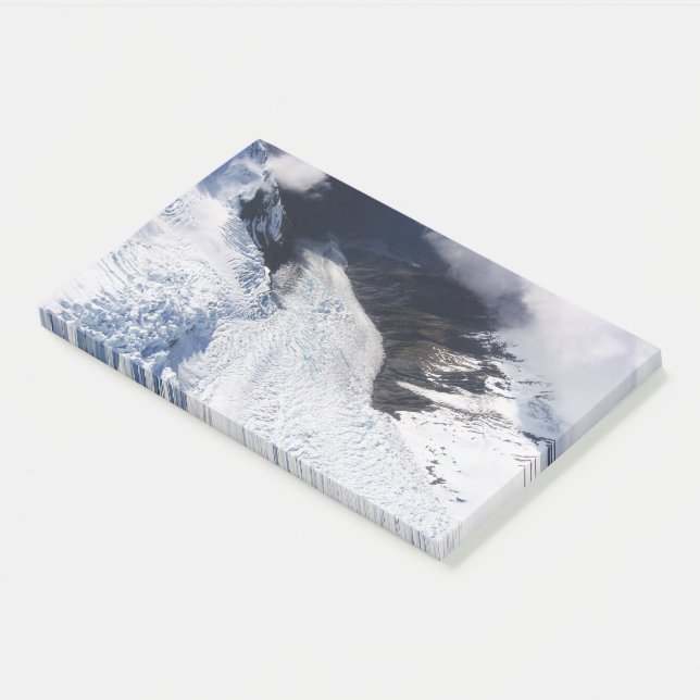 Notas Post-it® Vista aérea del glaciar Franz Josef, Nueva Zelanda (En perspectiva)