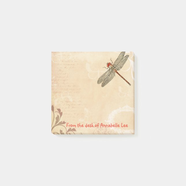 Notas Post-it® Volantes de la libélula (Anverso)