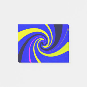 Notas Post-it® Vórtice azul