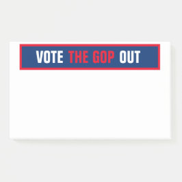 Notas Post-it® Vota la plantilla electoral GOP Out 2020