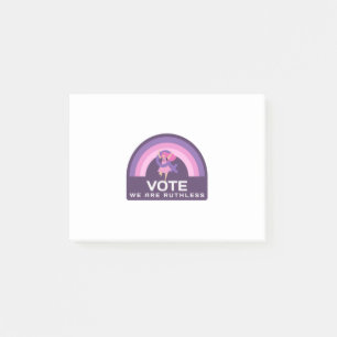 Notas Post-it® Vote We Are Ruthless