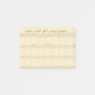 Notas Post-it® Voz musical