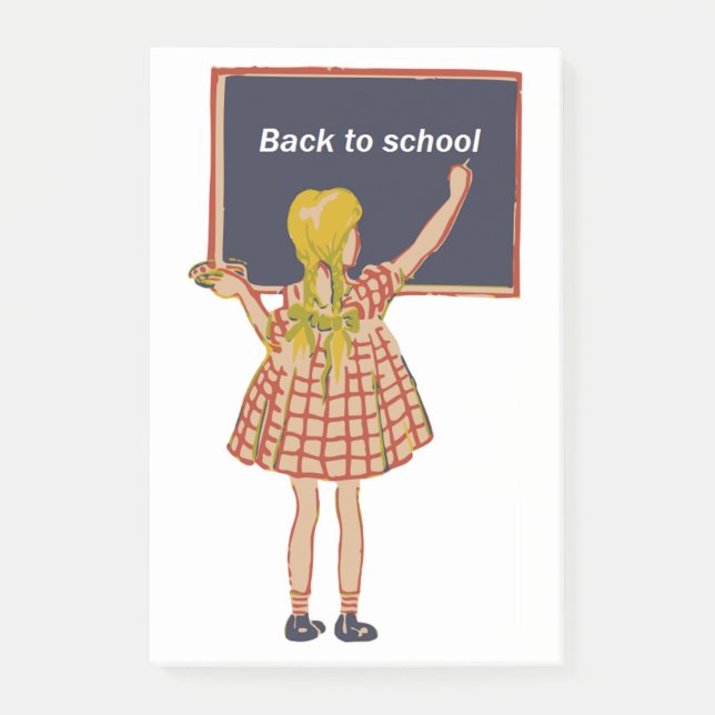 NOTAS POST-IT® VUELTA AL COLEGIO (Anverso)