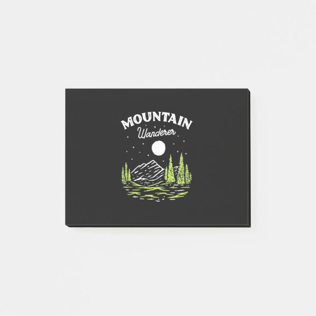 Notas Post-it® Wanderer de la montaña (Anverso)
