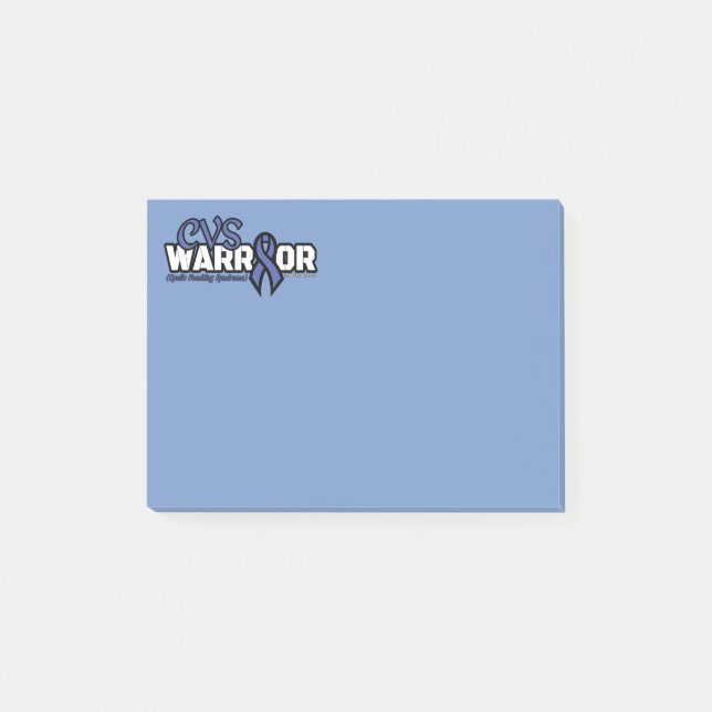 NOTAS POST-IT® WARRIOR...CVS (Anverso)