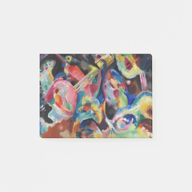 Notas Post-it® Wassily  Kandinsky Improvisation Flood (1914) (Anverso)